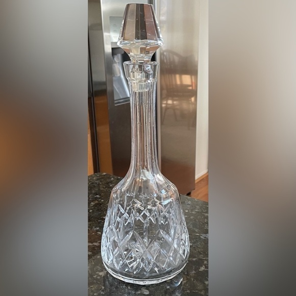 Vintage Glass Crystal Liquor Decanter With Stopper - Picture 4 of 5